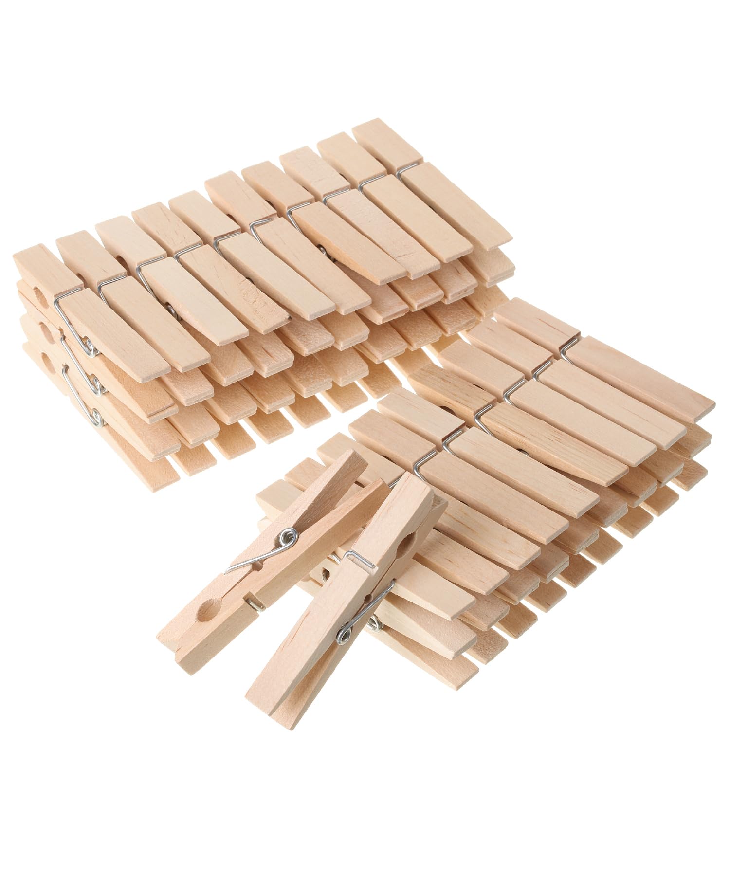 Mr. Pen- Large Wooden Clothes Pins, 2.9 Inch, 50 Pack | Natural Wood Clips for C