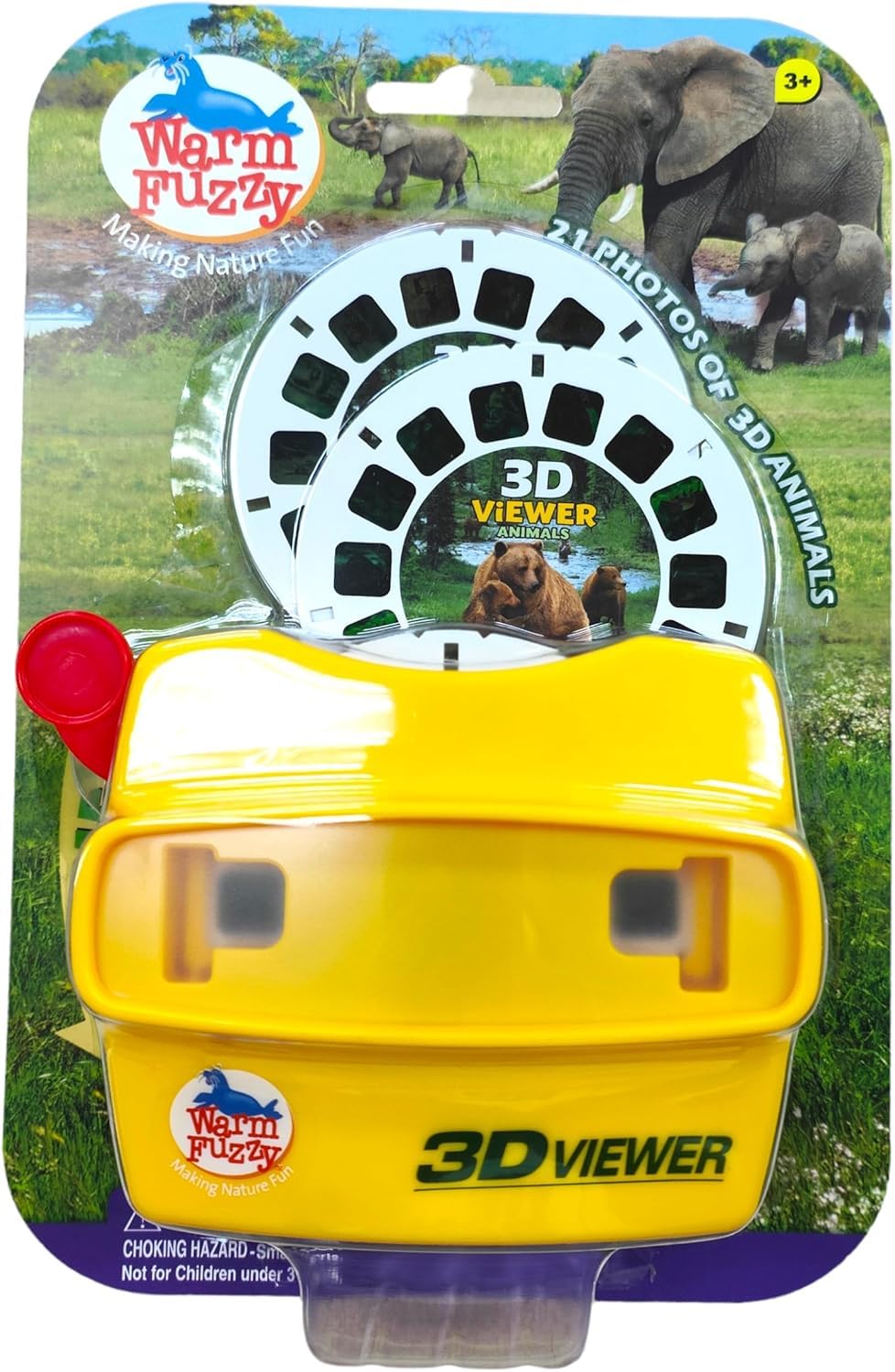 Zoo Animals 3D Viewfinder | 3 Reels 21 3D Images | Discover Exotic Zoo Animals i