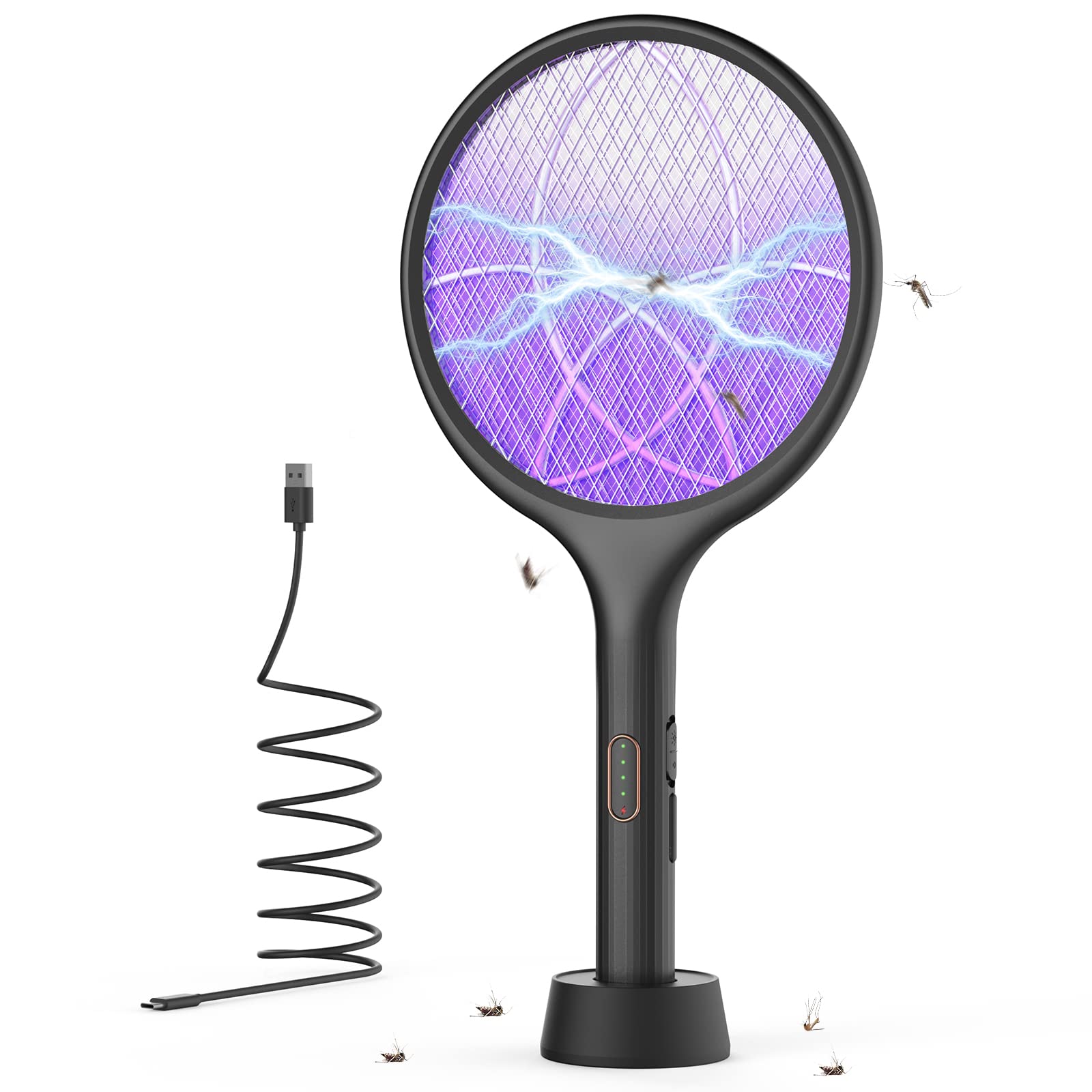 YISSVIC Electric Mosquito Racket 4000V Electric Mosquito Killer 2 in 1 | Electri