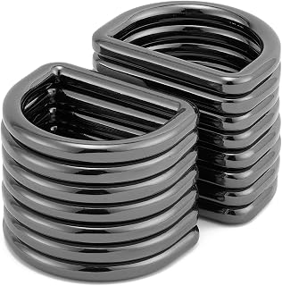 DEVPSISR Metal D Ring,Heavy Duty Welded Solid D Rings for sewing,Purse Making Supplies,Backpacks,Webbing Straps