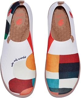 UIN Art Painted Travel Shoes Slip On Casual Loafers Knit Lightweight Comfort Fashion Sneakers Hold That Colour Collection