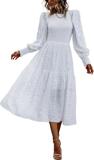 PRETTYGARDEN Womens Spring Long Sleeve Wrap V Neck Ruffle Floral Maxi Dress Casual Tie Waist Boho Chiffon Flowy Long Dresses
