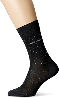 BOSS Men's Micro Dot Mercerized Cotton Socks