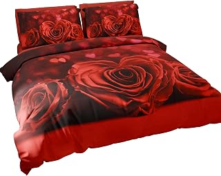 PETTI Artigiani Italiani - Maxi Double Duvet Cover Set 260 x 240 cm (2 Pillowcases 63 x 63 cm Included), Microfibre Duvet Cover Set with Passion Digital Print - Made in Italy