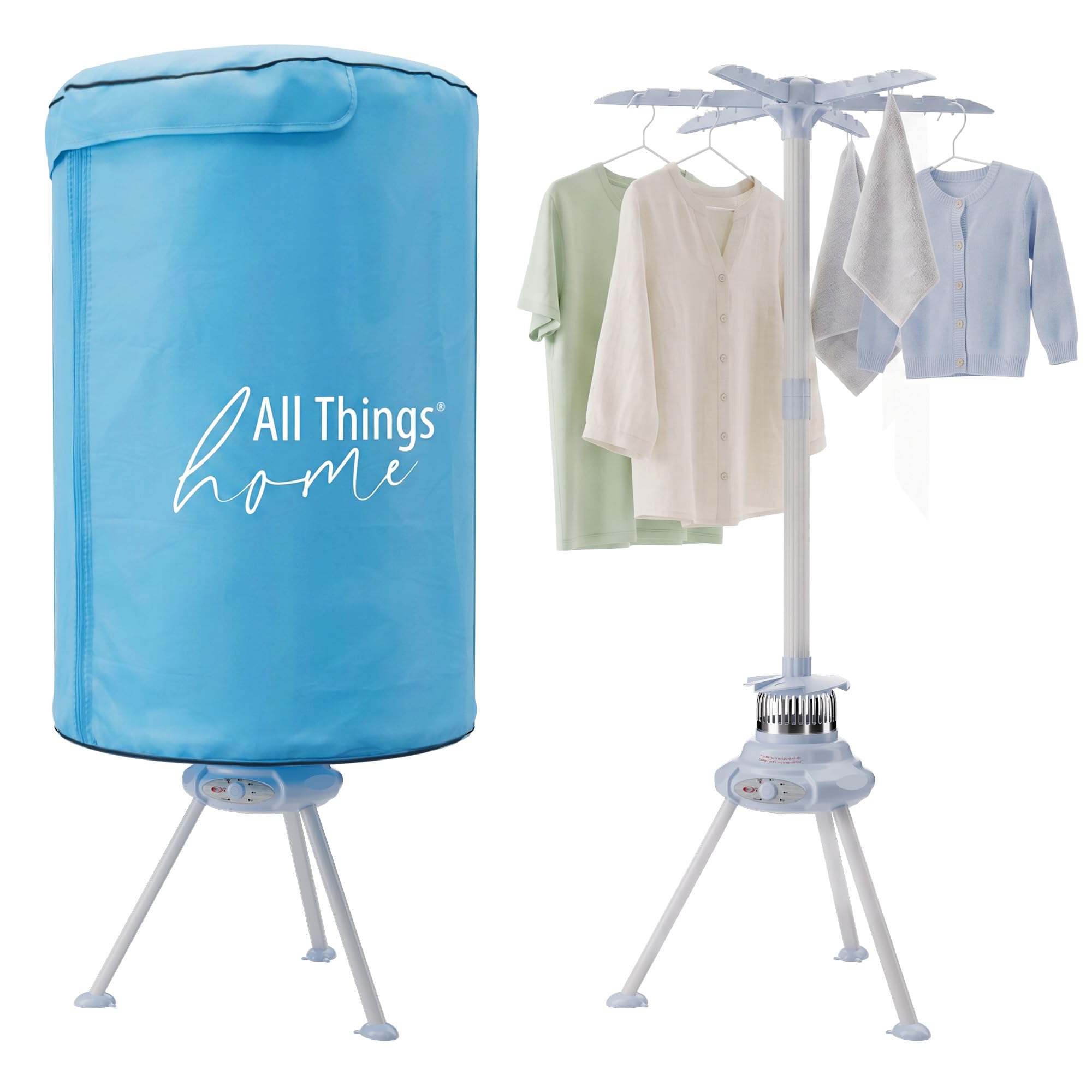 Portable Fast Drying 1000W Electric Clothes Dryer Heated Indoor Home Dorms Buddy