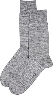 ESPRIT Men's Basic Plain 2-Pack Breathable Cotton Socks