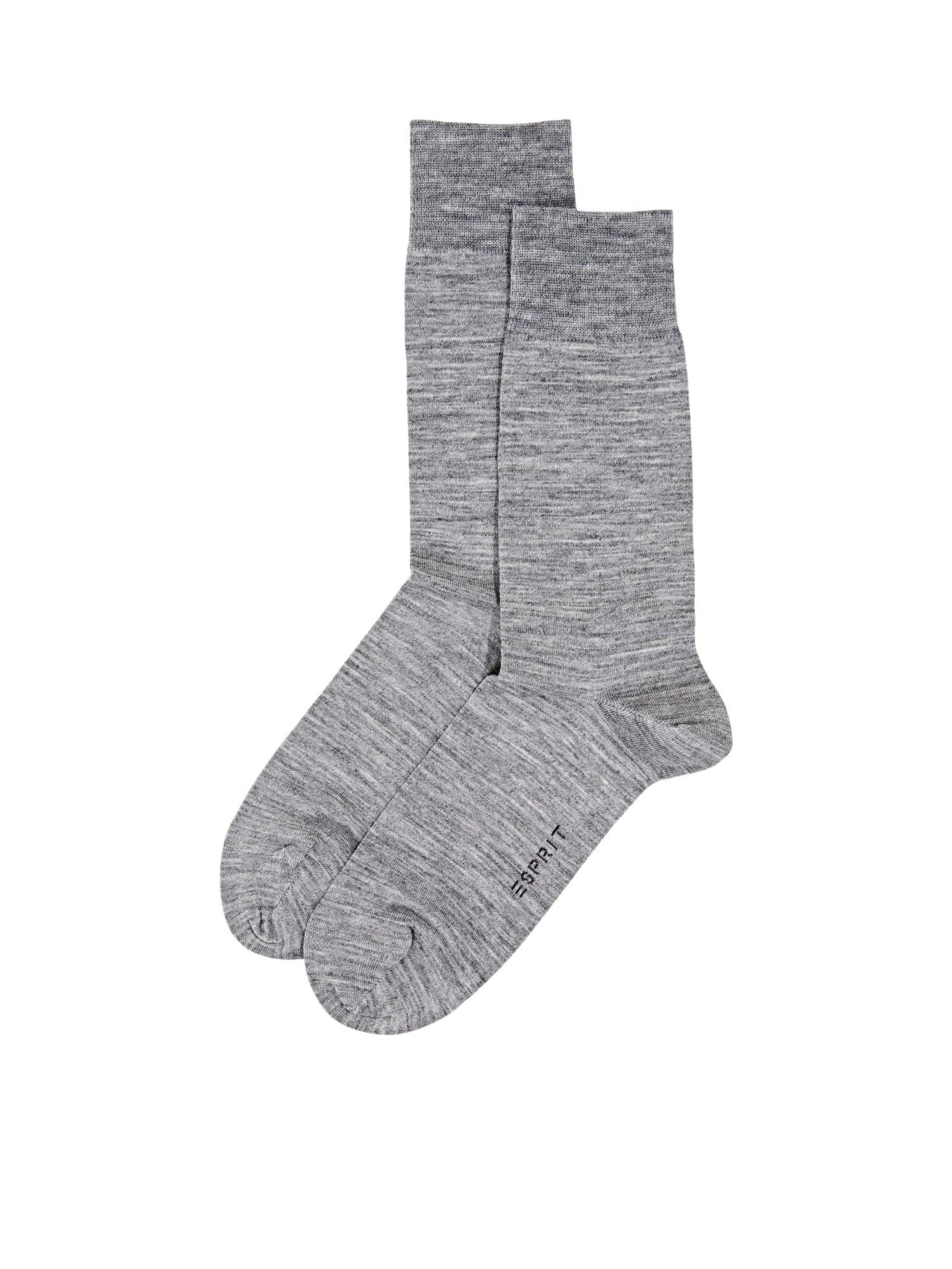 ESPRIT Men's Basic Plain 2-Pack Breathable Cotton Socks