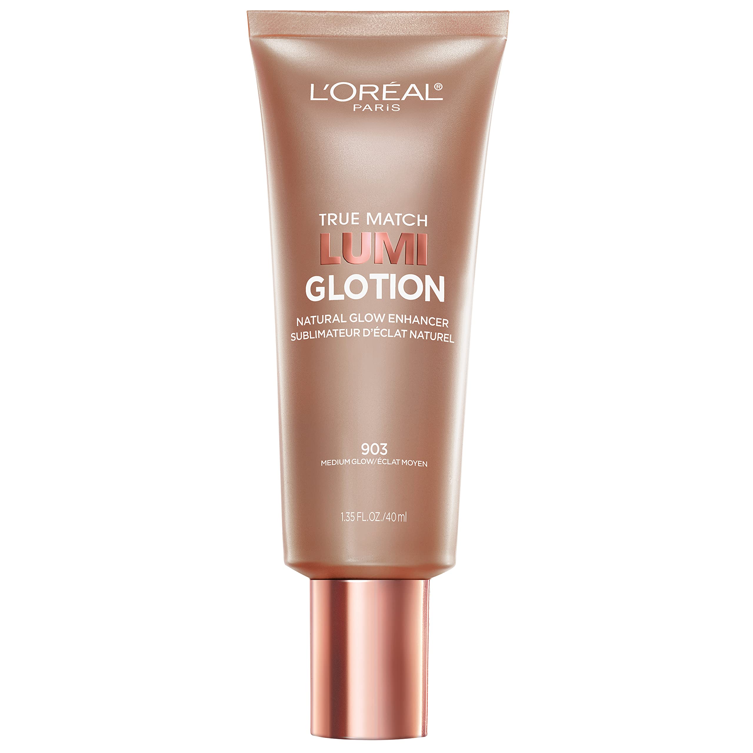 L'Oreal Paris Makeup True Match Lumi Glotion, 903 Medium, 1.35 fl oz | Natu