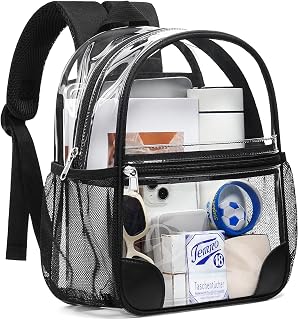 Clear Backpack For Stadium Events, Mini Sports Fan Backpack Clear Bag