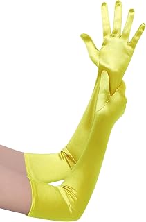 BABEYOND Elegant Women's Long Gloves Satin Bride, Elbow, Dance Gloves Accessories 20s