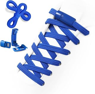 No Tie Elastic Shoelaces,2019 New Stainless laces Lock for Kids,Adults(3 pairs)