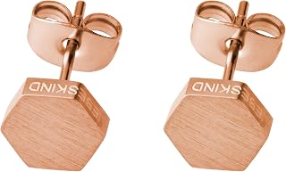 Liebeskind Berlin women’s stud earrings, matt stainless steel