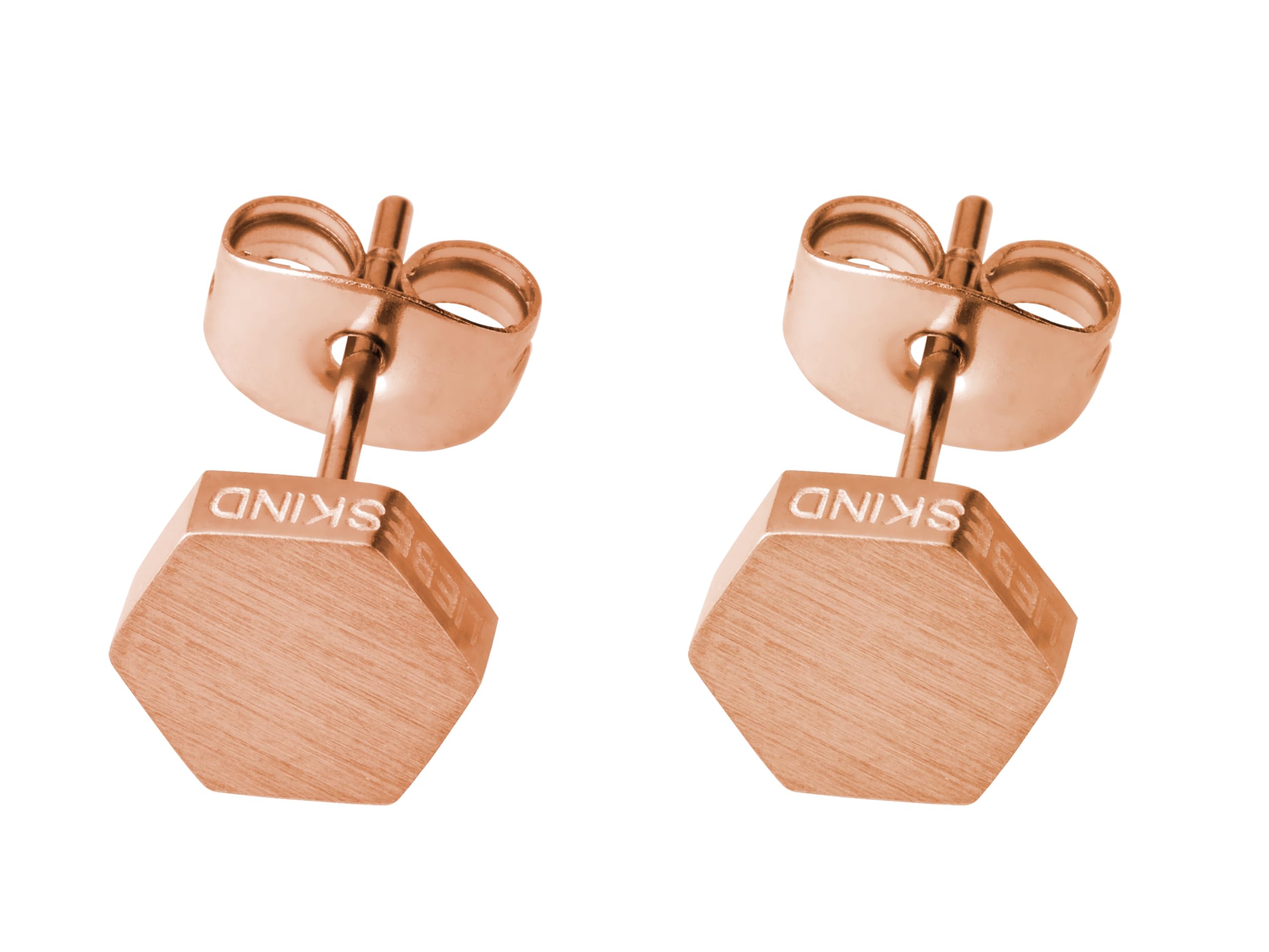 Liebeskind Berlin women’s stud earrings, matt stainless steel