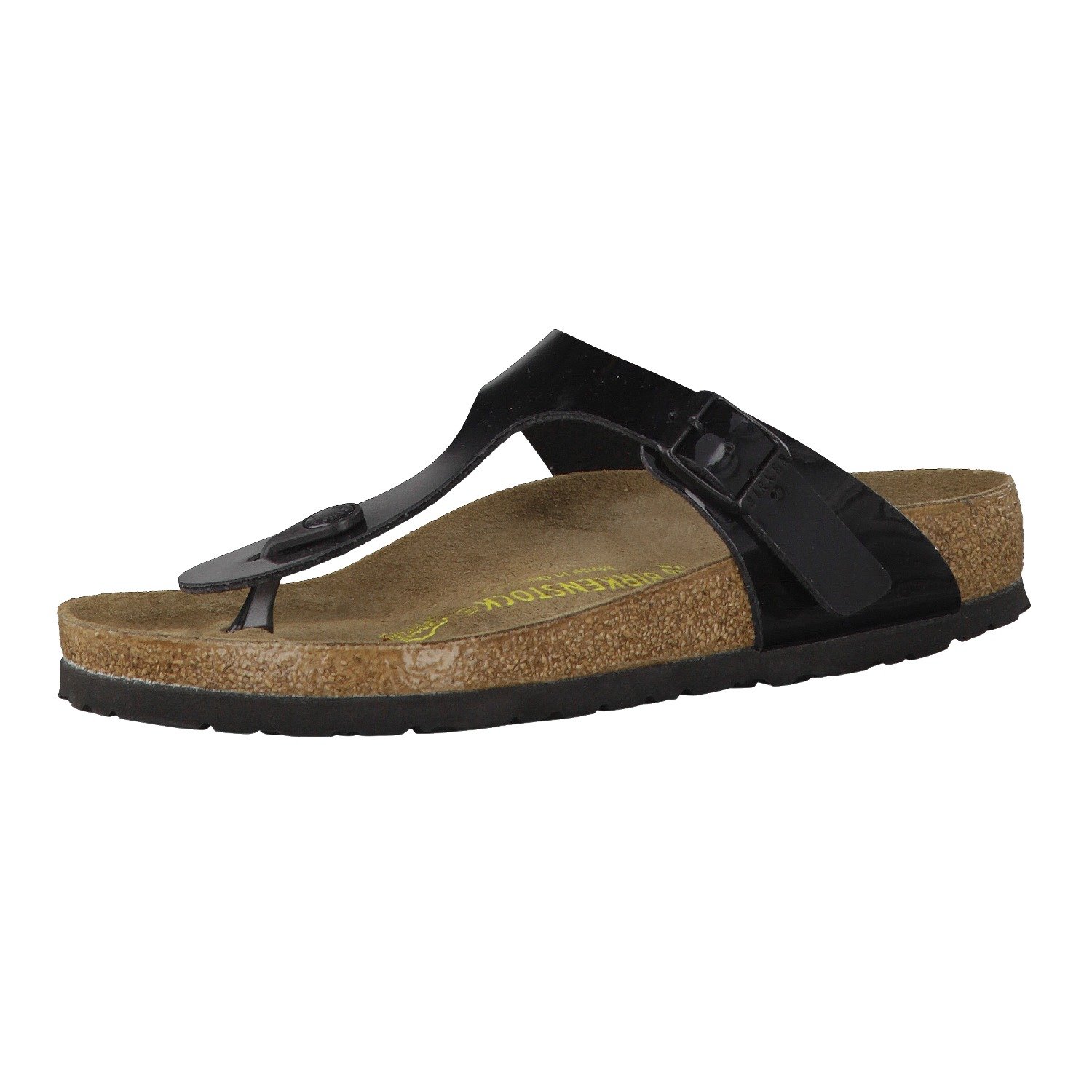 Birkenstock Gizeh, Unisex - Adults Sandals, Black (Black Patent), 7.5 UK (41 EU)