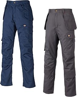 Dickies Men's Redhawk Pro Trousers Work Utility Pants, Navy Blue, 30W /30L