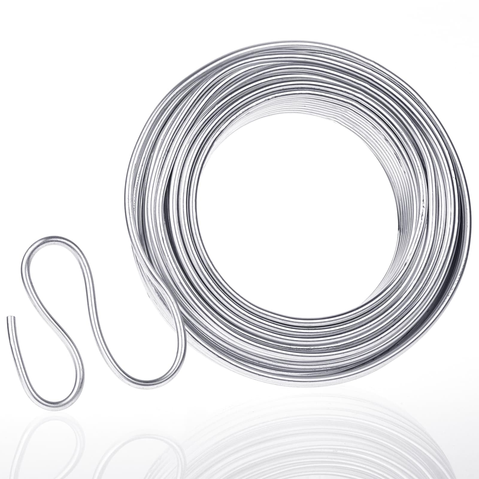 Aluminum Wire, Anezus 9 Gauge Bendable Metal Armature Aluminum Craft Wire for Wr