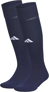 adidas Unisex Rivalry Cushioned Soccer Socks (2-pack) Over-the-calf for Team Sports OTC Sock-Team (pack of 2)