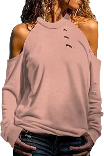 Dokotoo Women's Blouses 2024 Summer Spring 3/4 Sleeve V-Neck Casual Loose Tunic Tops Blouses