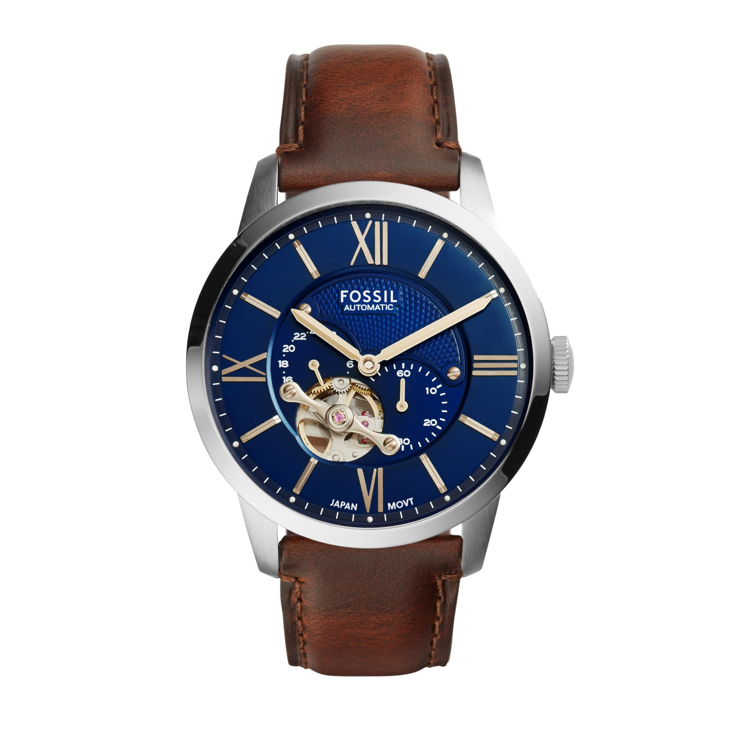 Fossil Men's Watch, Townsman Automatic Stainless Steel Watch for Men