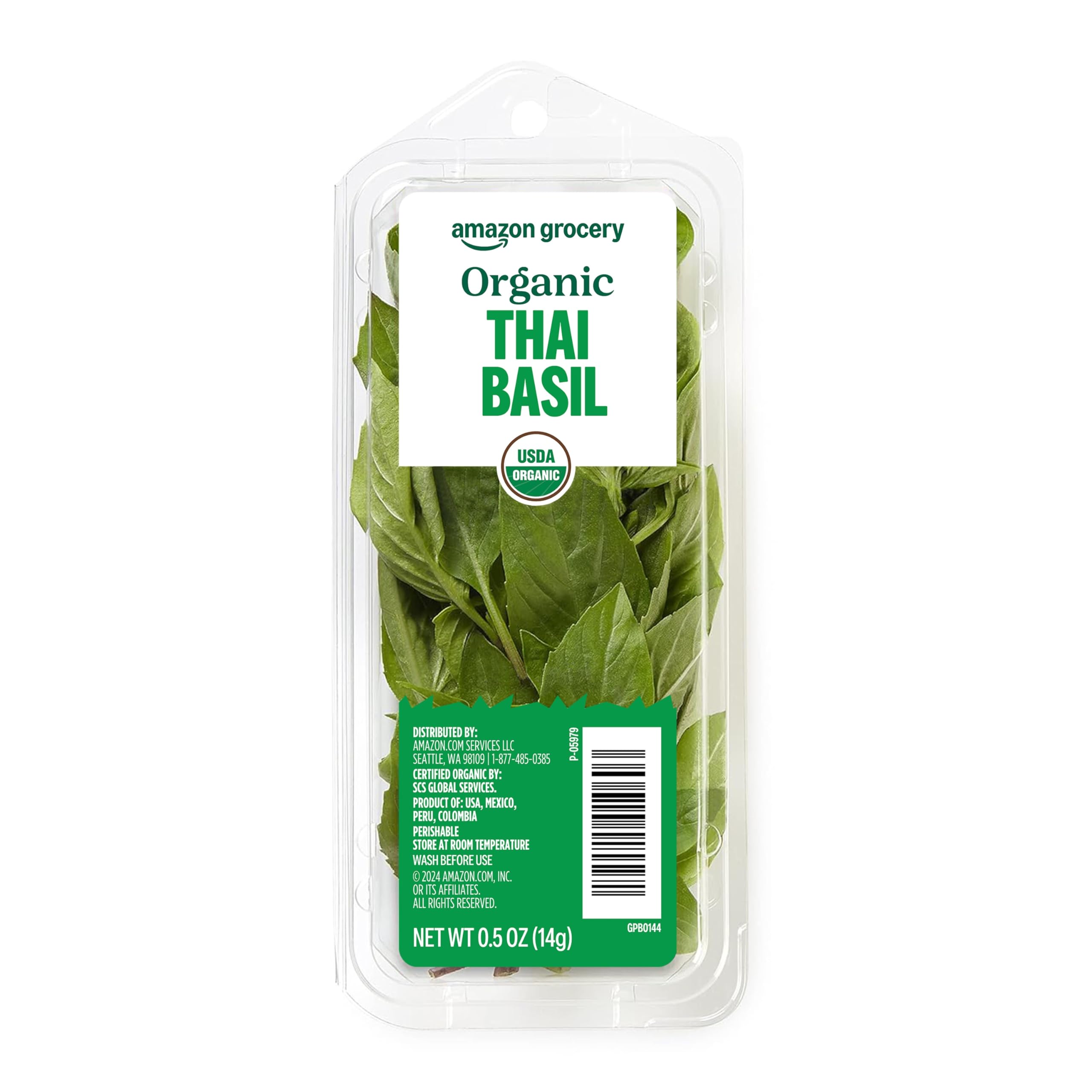 Amazon Grocery, Organic Thai Basil, 0.5 Oz