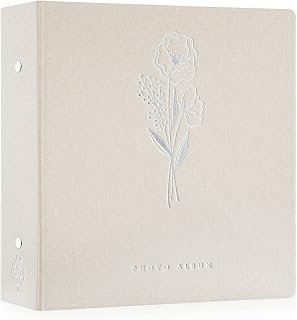Lanpn Photo Album 4x6 600 Pockets Photos, Linen Cover Large Picture Albums Holds 600 Horizontal and Vertical Photos Beige