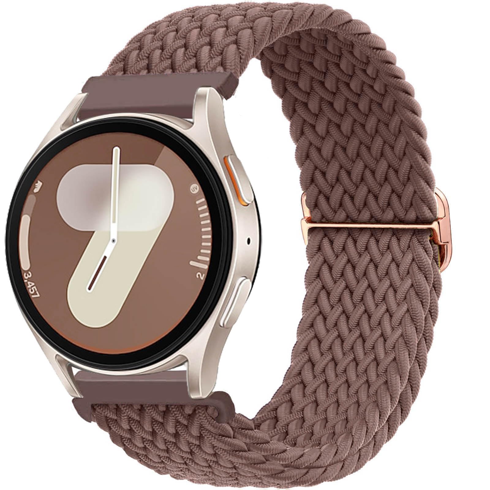 Braided Elastic Watch Strap for Samsung Galaxy Watch 7/6/5/4/FE 40mm 44mm/Watch 