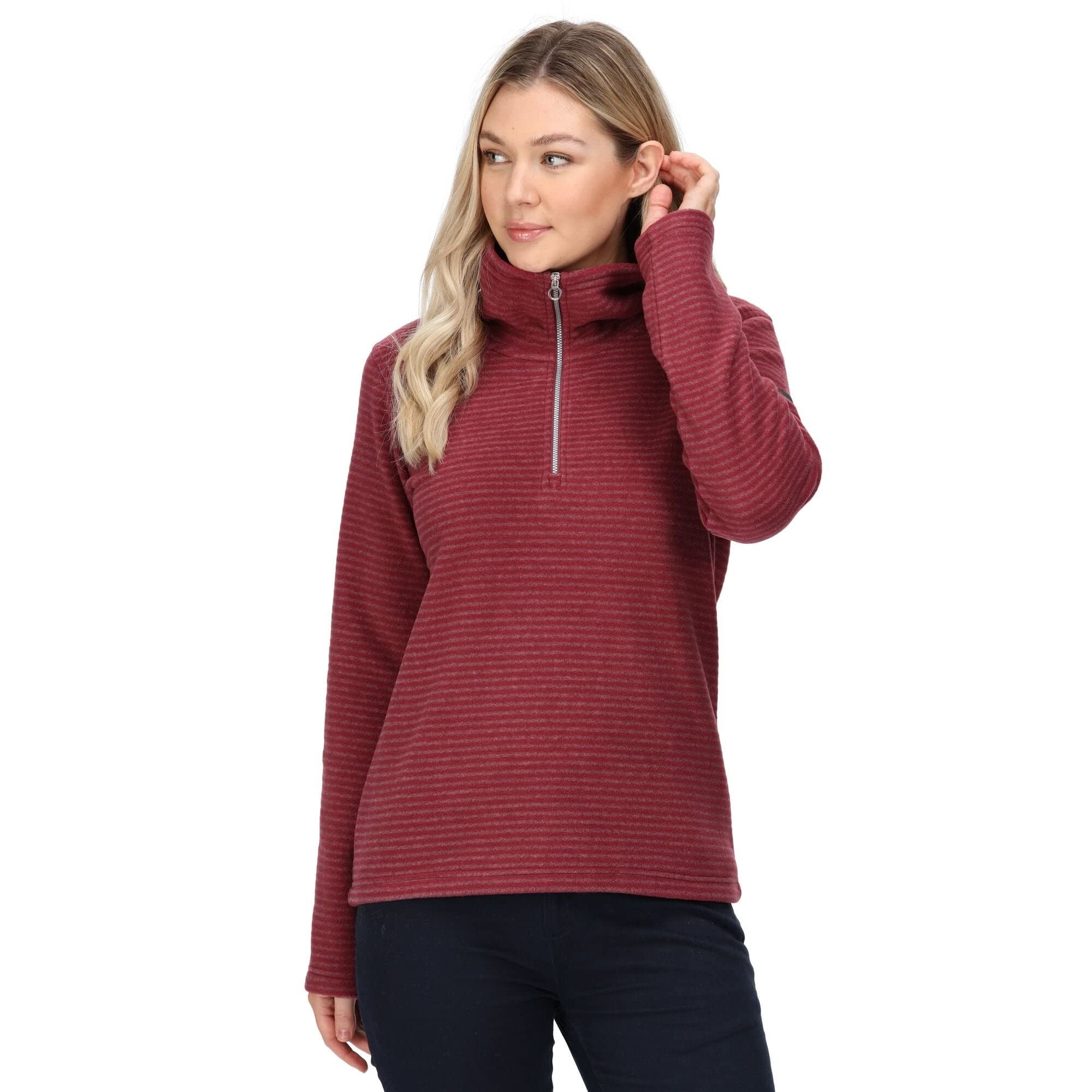 Regatta Solemn Women's Half Zip Symmetry Fleece Outdoors Summer Jacket (Pack of 