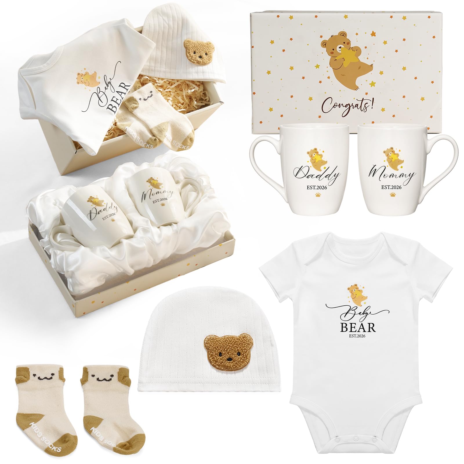 AW BRIDAL New Mom Gifts for Women 2026, New Parents Gift for Couples, Baby Gift 