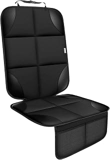 Car Seat Protector for Child Car Seat, Non-Slip Backing No Imprints | Durable Car Seat Mat 600D Fabric, Waterproof Car Seat Cover with Thick Pad