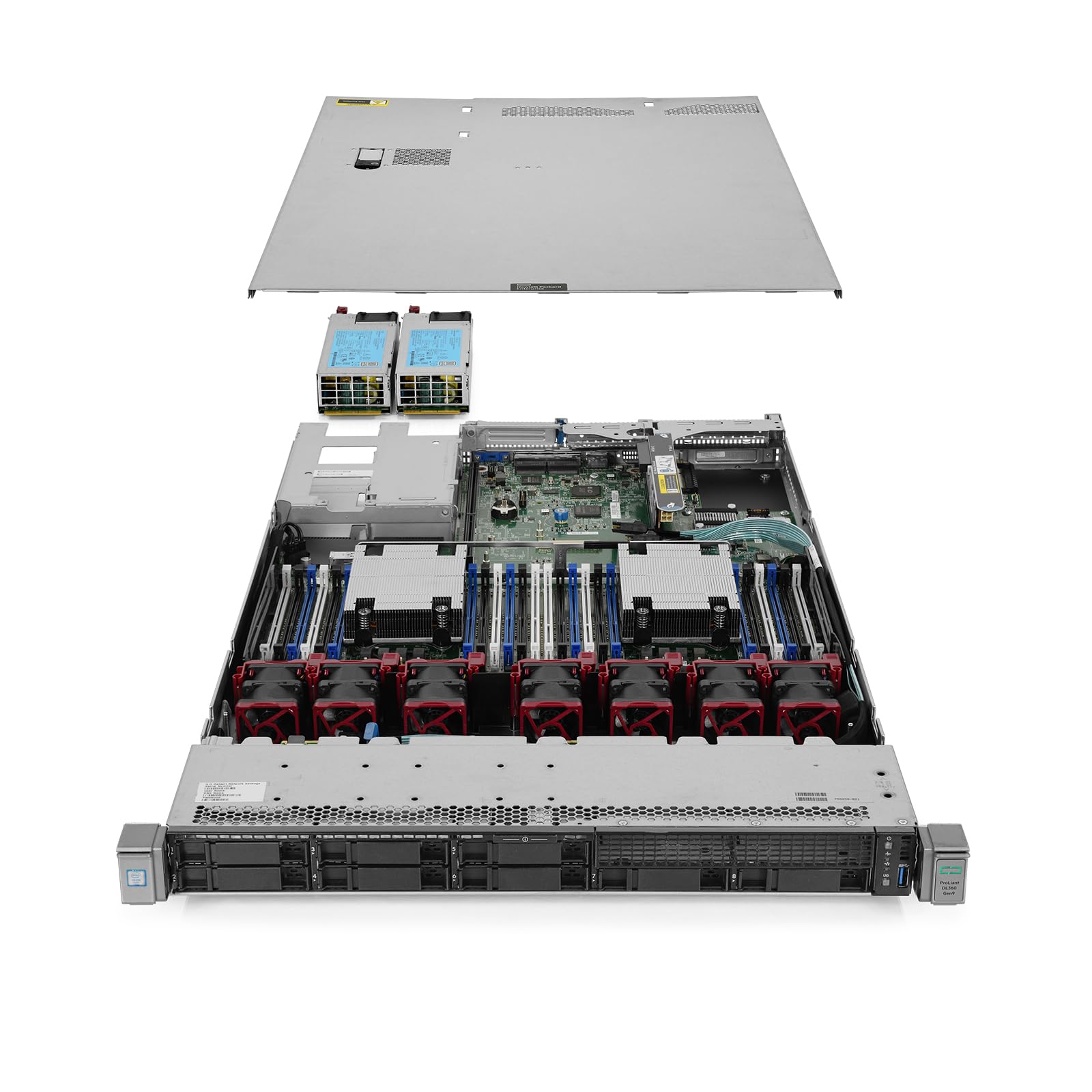 HP ProLiant DL360 G9 8-Bay SFF Server 2.60Ghz 20-Core 64GB RAM + 3.6TB HDDs (Ren