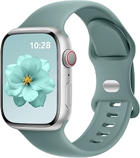 DaQin Silicone Sport Strap Compatible with Apple Watch 40mm 42mm 41mm 38mm
