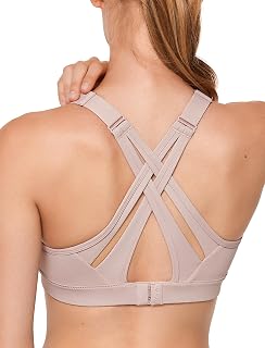 Yvette Power Adjustable Cross Back Padded Running Bra Women's Training Bra (Pack of 1)