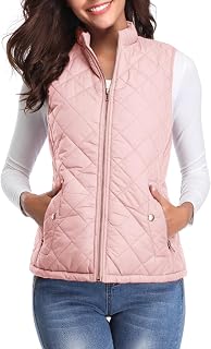 fuinloth Women's Sleeveless Vest Spring Autumn Winter Waistcoat