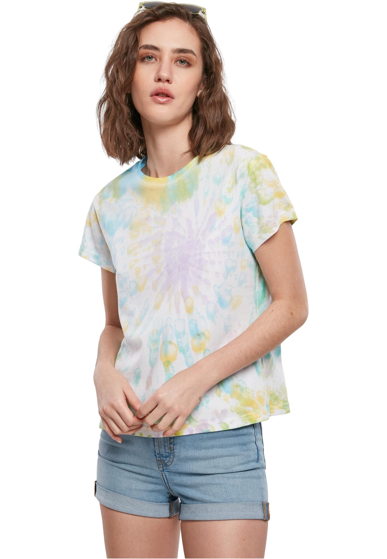 Urban Classics Women's Tie Dye Boyfriend Tee