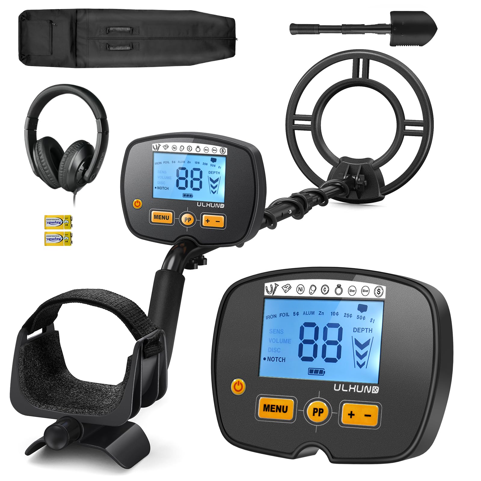 ULHUND Upgraded Metal Detector for Adults Professional - High Accuracy Gold Find
