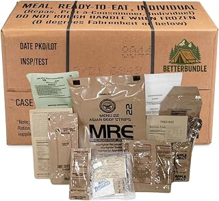 2026 Inspection MRE, U.S. MRE Meals, Emergency Supplies, Emergency Food Supply, Survival Food w/ Flameless Heater, Ready Meals (Variety Pack of 12) – (A or B Case Selected at Random) FRESH STOCK - 10 Year Shelf Life from Inspection Date – 2023 Pack / 2025 Inspection