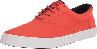 Sperry Men's Striper II CVO Seacycled Sneaker, Orange, 5