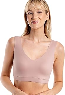 Floatley Cozy Bra Comfort Wirefree Full Coverage Seamless Bra with Embedded Pad for Women
