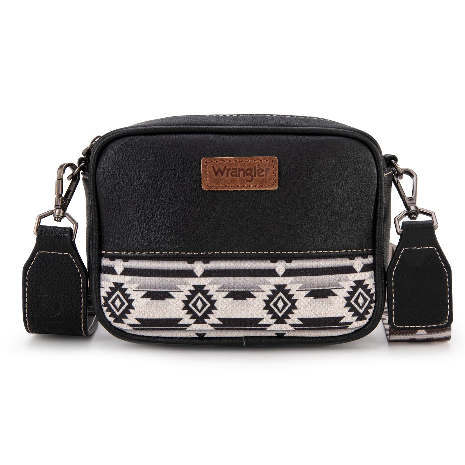 Wrangler Small Crossbody Bags for Women Aztec Mini Purses with Guitar Strap
