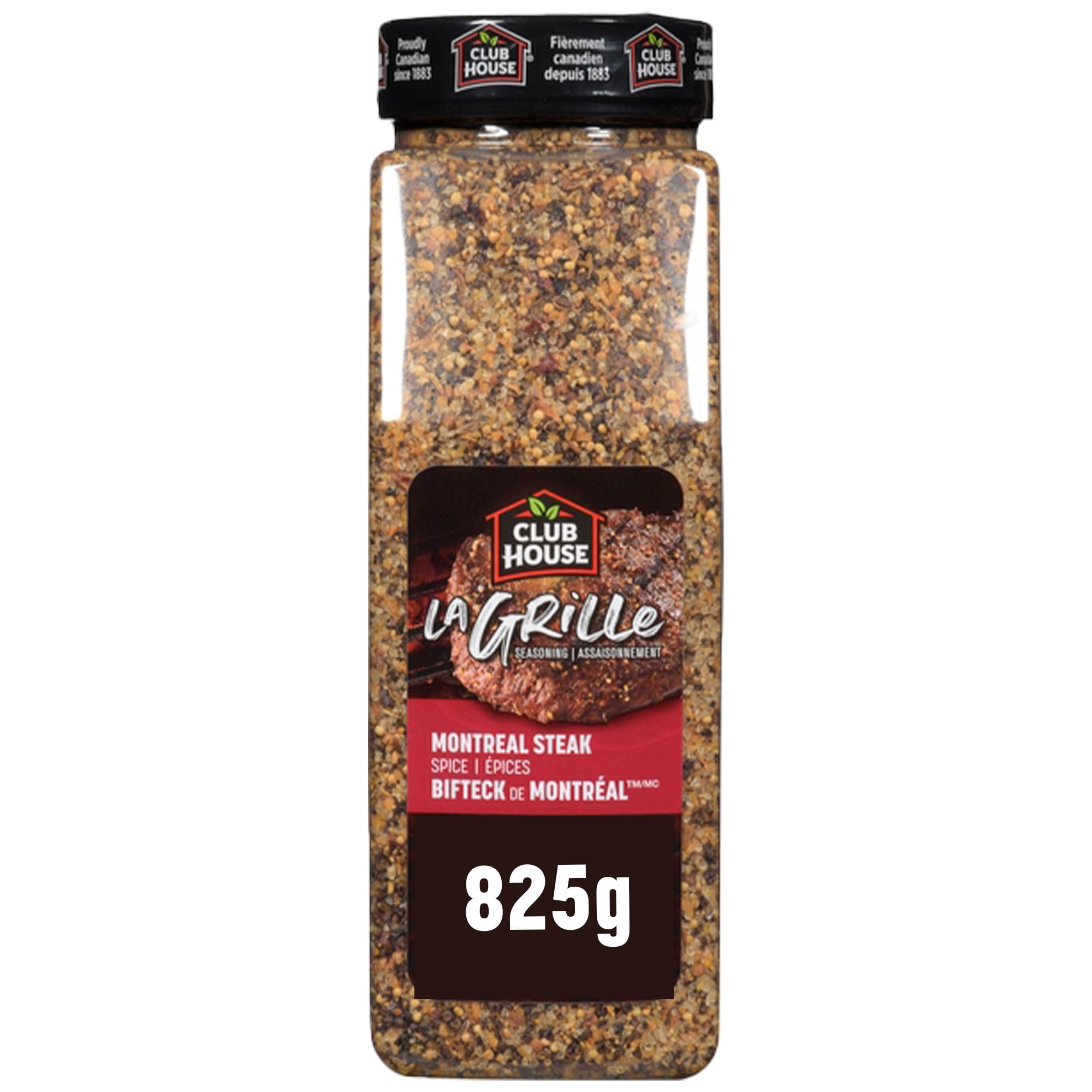 Club House La Grille, Grilling Made Easy, Montreal Steak Spice Seasoning, 825g