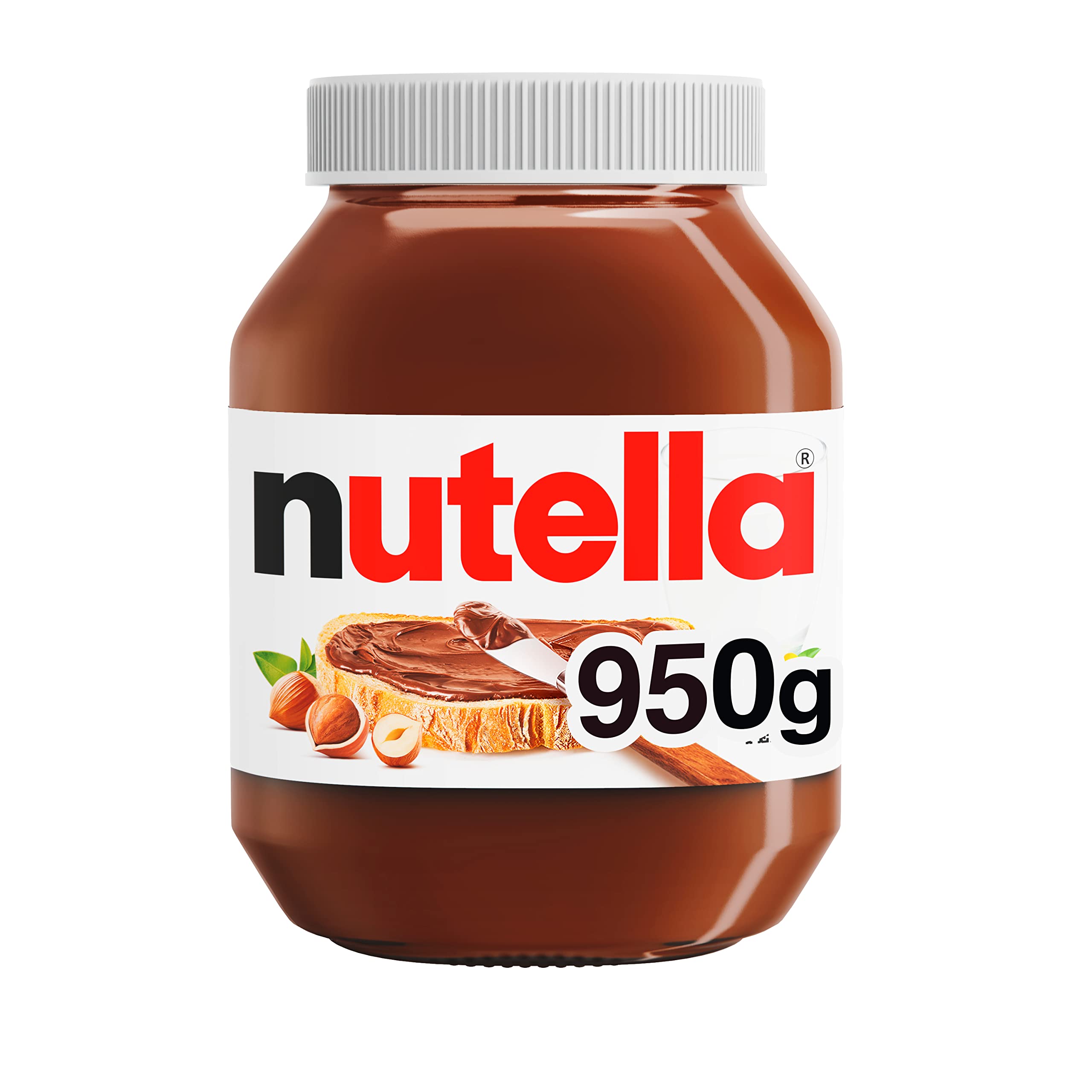 Nutella - Hazelnut and Cocoa Spread, Gluten Free, Preservatives and Hydrogenated