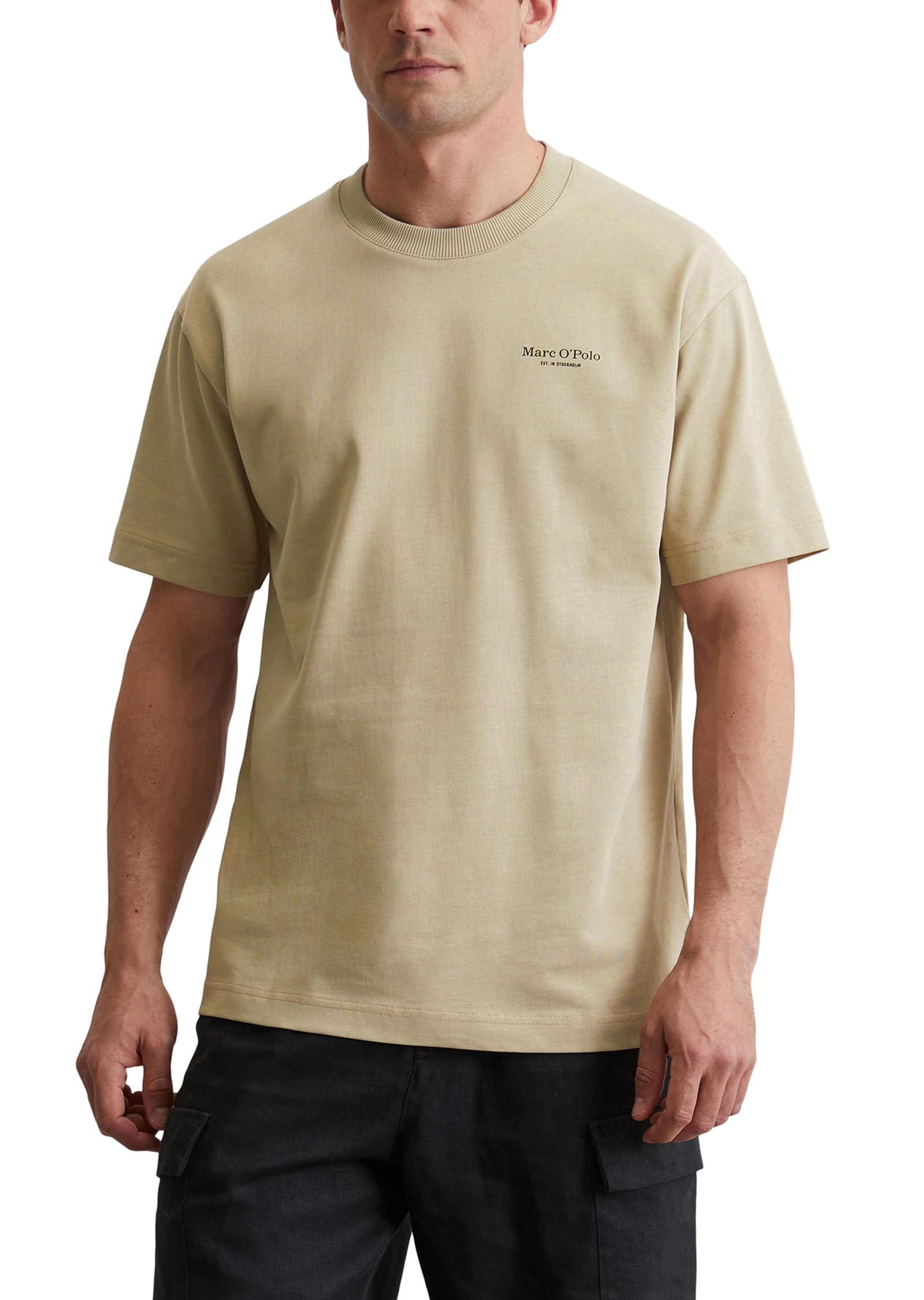 Marc OPolo Men's T-Shirt with Statement Relaxed Fit Print