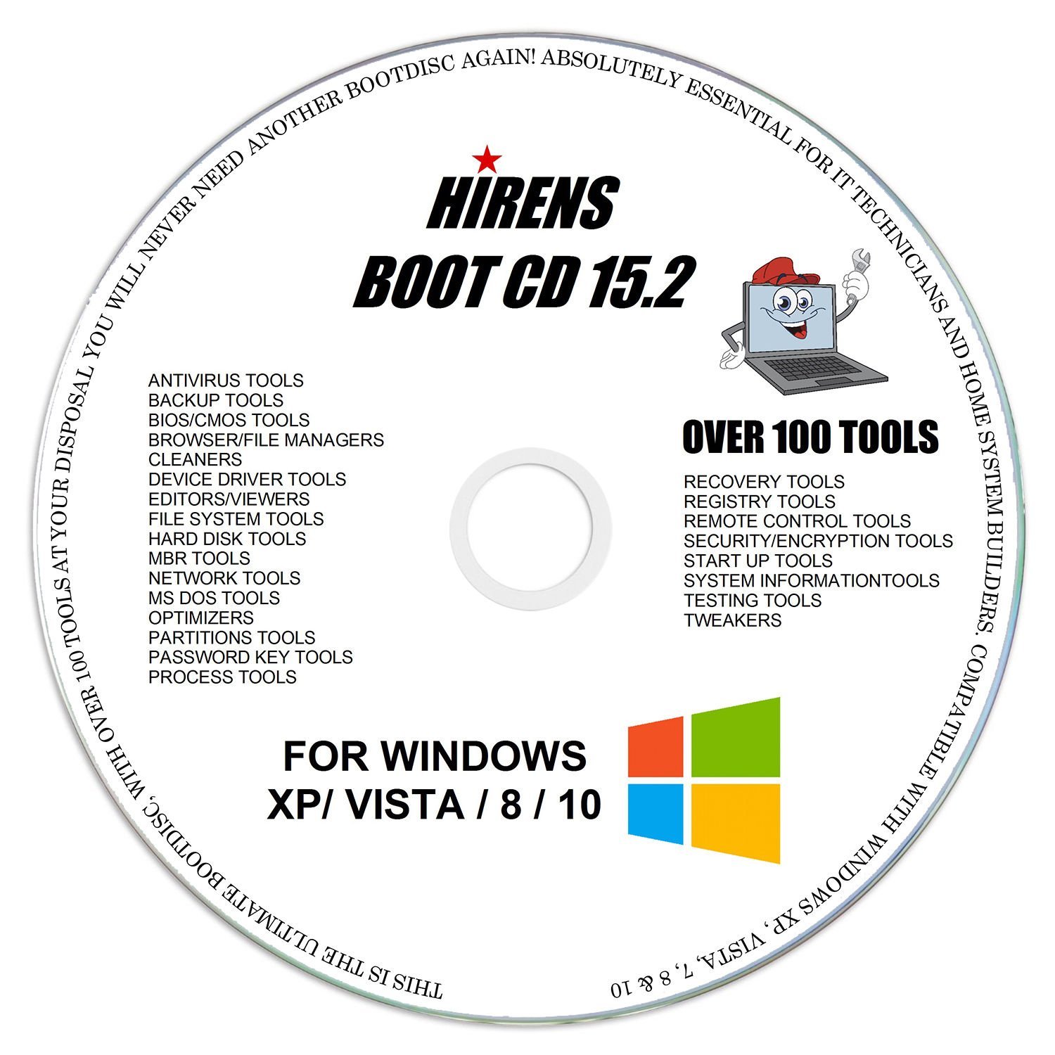 Hiren's Boot CD Utility Disc PC Repair