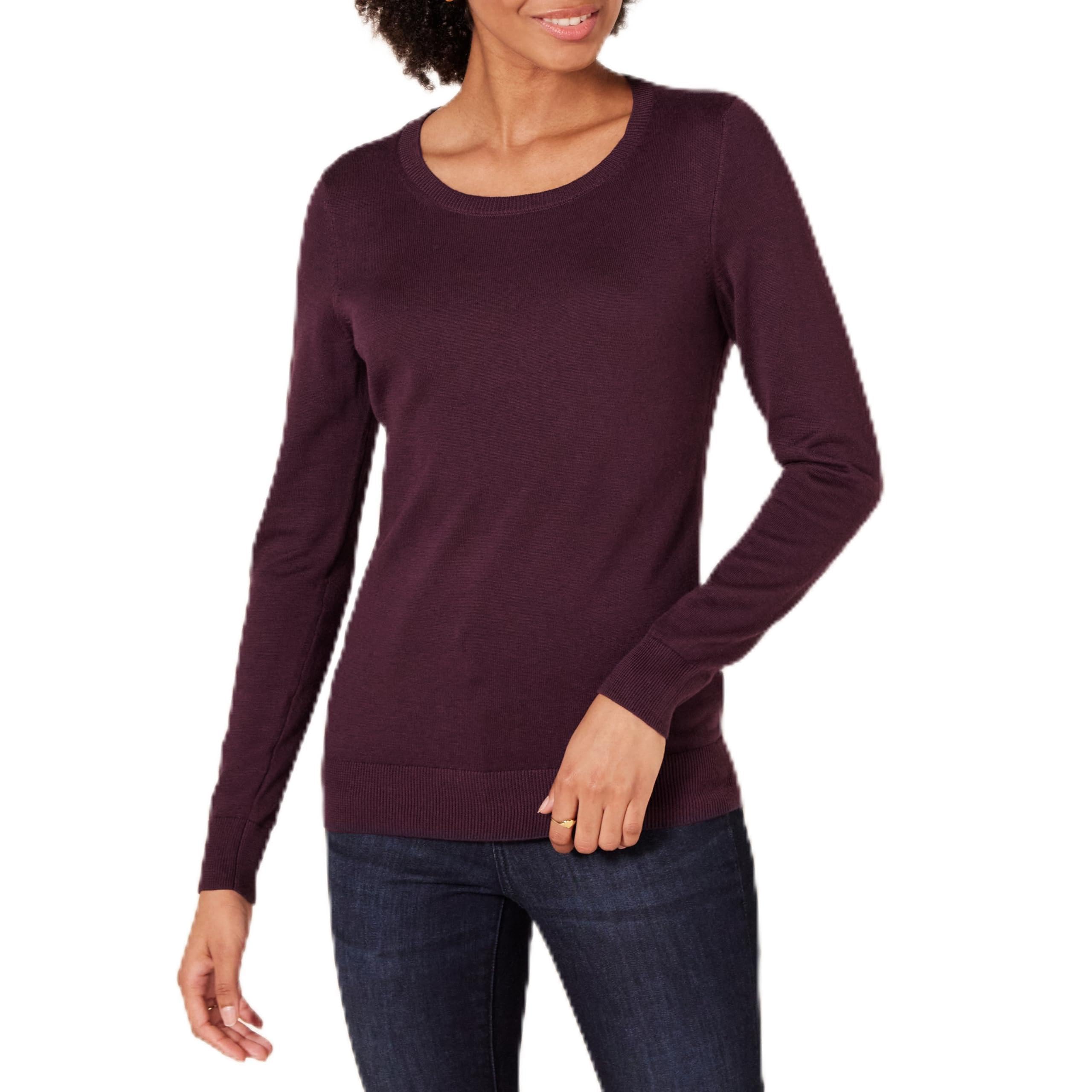 Amazon Essentials Women's Lightweight Crew Neck Long Sleeve Sweater (Plus Size A
