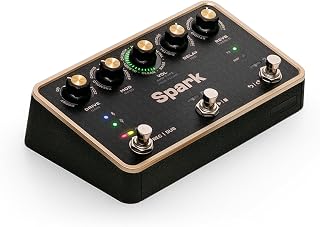 Positive Grid Spark PEDAL Portable Smart Guitar Amp & Effects Pedal | Play direct to PA, pedalboard, laptop or headphones. Built-in 60-second looper, 33 amps, 43 effects, up to 7-hour battery.