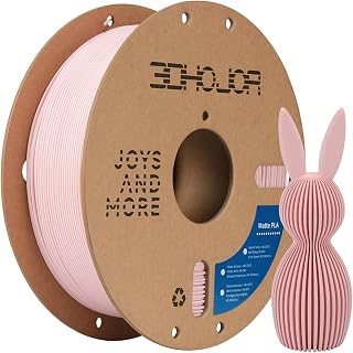 3DHoJor Matte PLA Filament 1.75mm 1kg(2.2lbs) for 3D Printers,Peach Pink | Dimensional Accuracy +/- 0.03mm