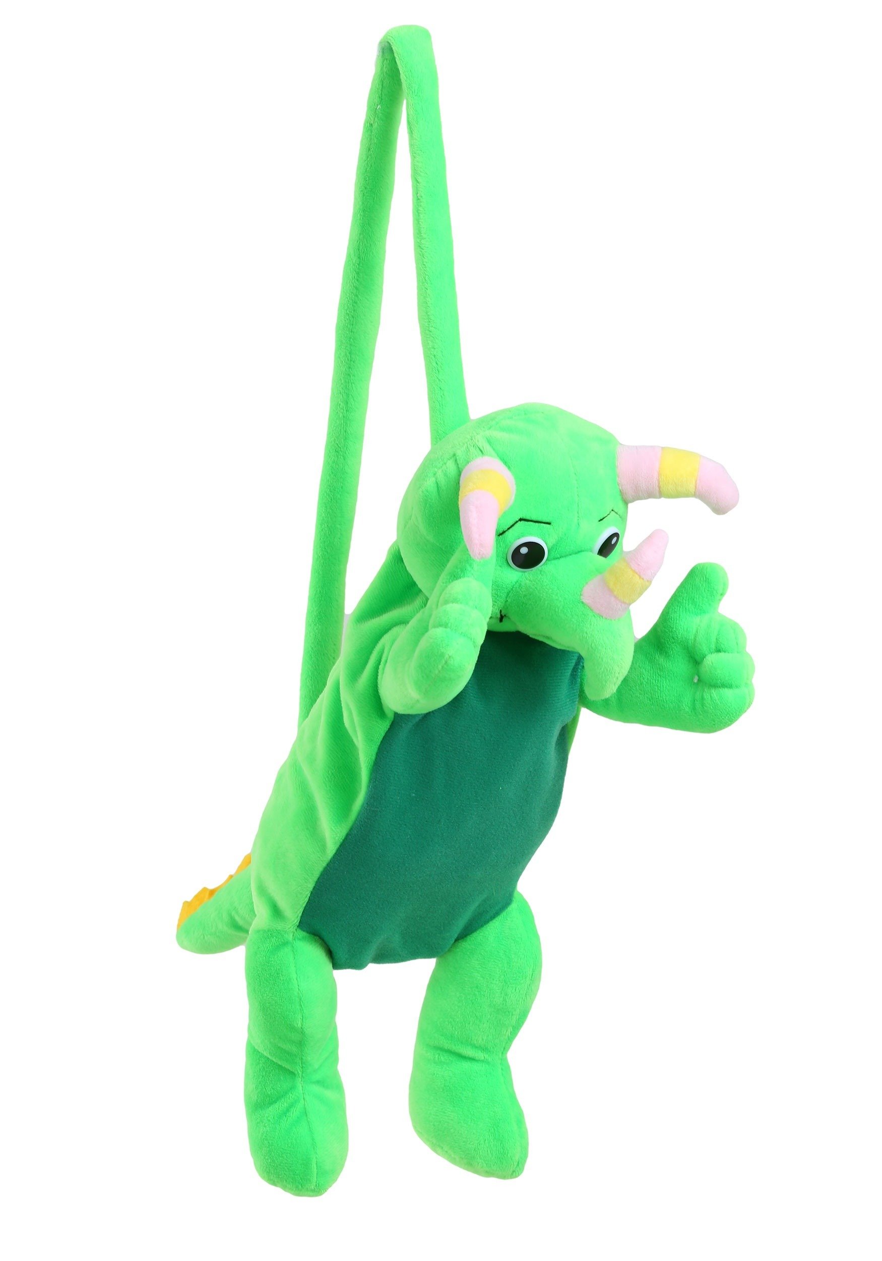 Fun Costumes Magic School Bus Liz Lizard Green Polyester Cartoon Purse