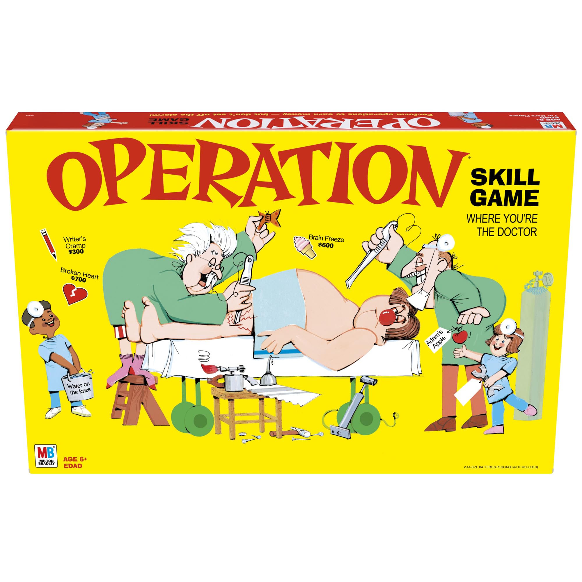 Hasbro Gaming Operation Electronic Board Game, Family Games for Kids Ages 6+, Ki