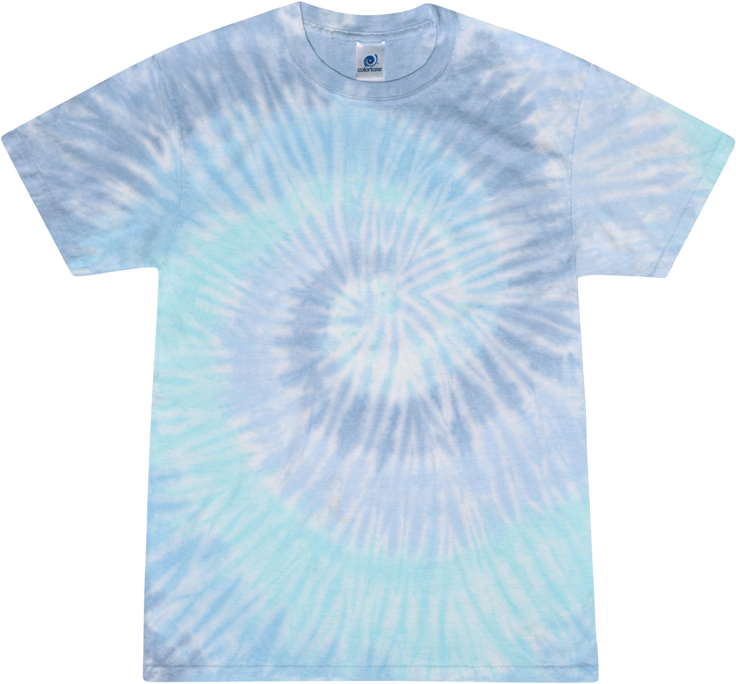 Colortone Batik Unisex 'Swirl' T-Shirt | Men's Short Sleeve T-Shirt Hippie T-Shi