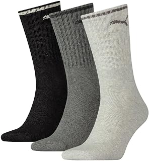 PUMA Unisex Crew Socks Stripe (3 Pair Pack)